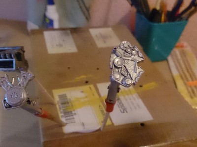 Esto aun falta detallar las correas y poleas, pero esta en aluminio alclad tmbien..