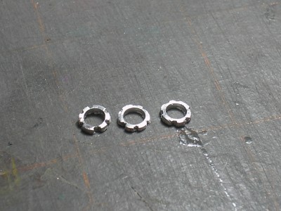 se realizó las tuercas de ajuste para los gatos hidráulicos con aluminio