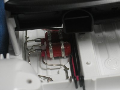 se conectó los extinguidores como se ve en la imagen