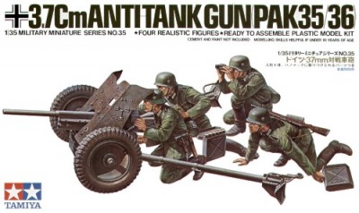 German antitank Pak 35/36 37mm (Tamiya 35035)  5€