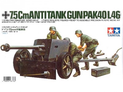 German antitank Pak 40/46 75mm (Tamiya 35047)  5€