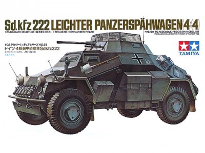 German Leichter 4x4 sdkfz 222  (Tamiya 35051)  20€