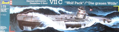 German submarine Type VII-C  (Revell 5015)  80€