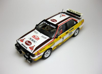 Audi Quattro -Blomqvist/Cederberg - Montecarlo 1984 -Tamiya 1/24 (reconstrucción)